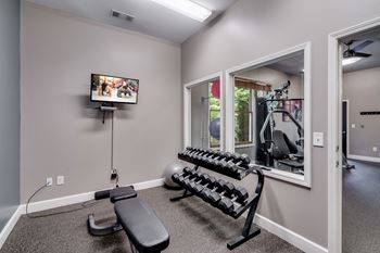 Free Weights At The Fitness Center